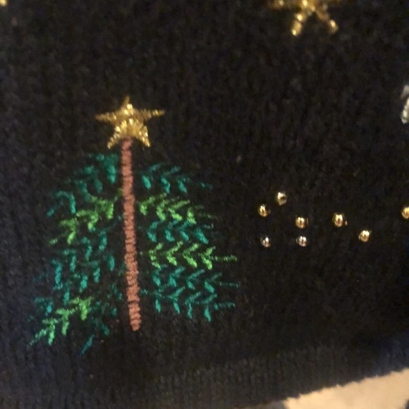 Santa Appliqué Cardigan Sweater - Picture 12 of 14